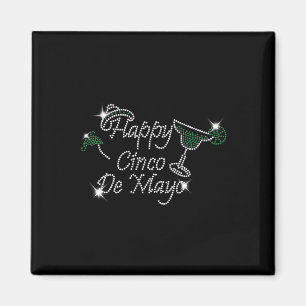 Imán Diamante de imitación Retro Cinco De Mayo Margarit
