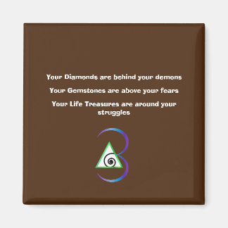 Imán Diamantes, piedras preciosas, tesoros de vida, ima
