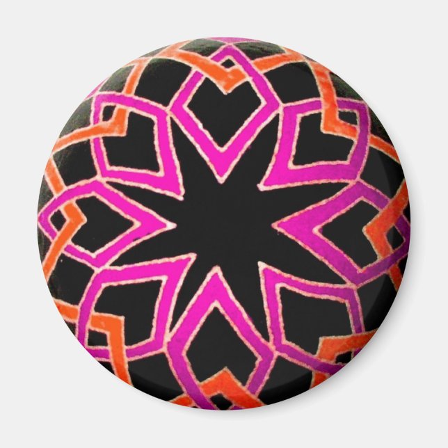 Imán Diamond Pysanka Magnet (Frente)