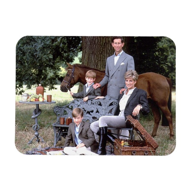 Imán Diana Charles William Harry 1992 (Horizontal)