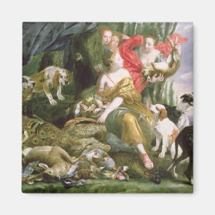 Imán Diana y sus handmaidens después de la caza