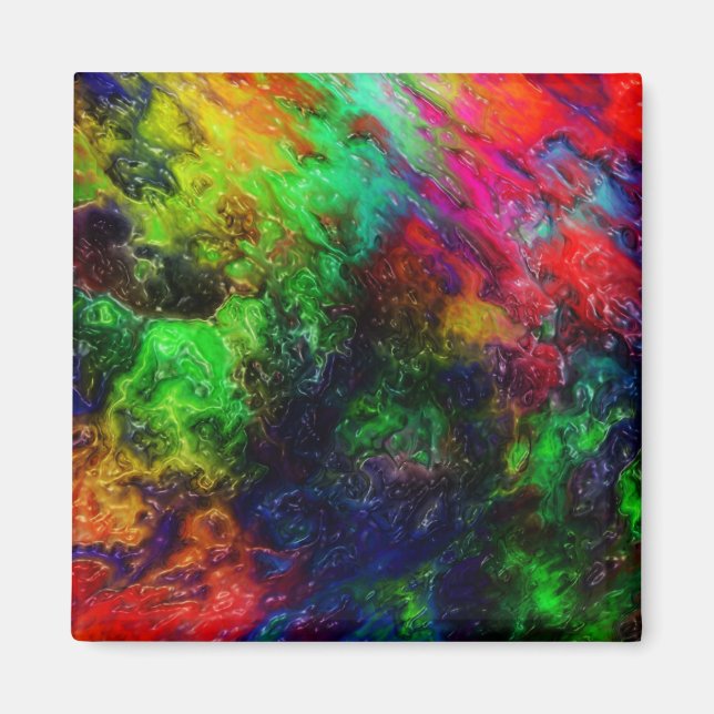 Imán Diapositiva arcoiris (Frente)