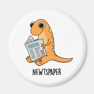 Imán Diario Funny Newt Pun
