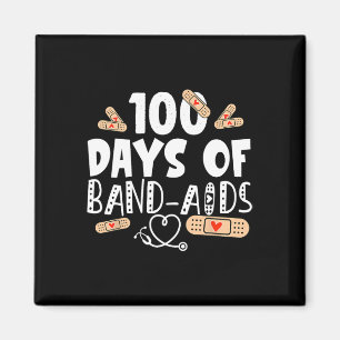 Imán Días De Banda Asequible - Enfermero Escolar 100 Dí