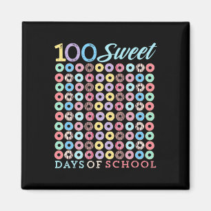 Imán Días De Escolar En El 100° Día De Dulce Escolar