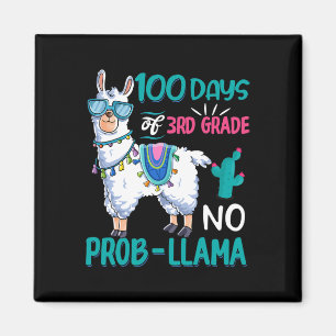 Imán Días De Escuela Sin Probllama Llama Tercer Grado D
