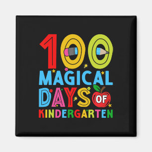 Imán Días De Jardín De Niños Felices Cien Días De Escue