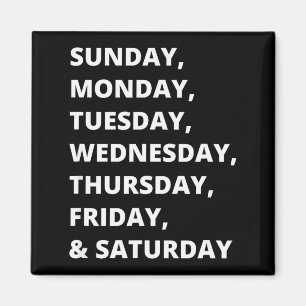 Imán Días de la semana
