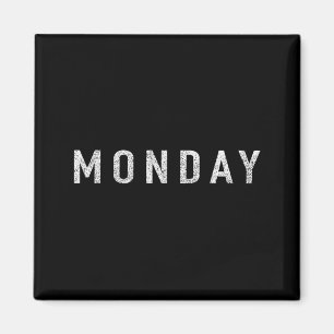 Imán Días de la semana serie lunes angustiado