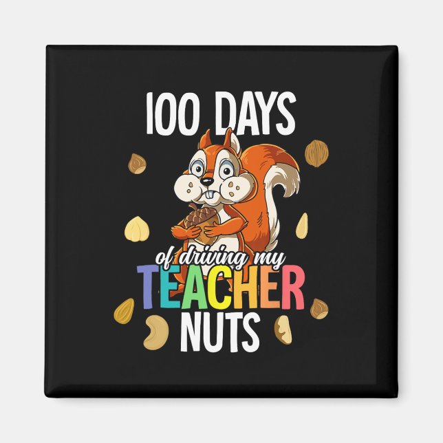 Imán Días De Manejar A Mis Maestros Nueces (Frente)