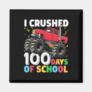 Imán Días De Monstruo Escolar Camión 100º Día De La Esc