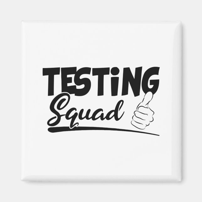 Imán Días De Prueba De Exámenes Graciosos De Squad Para (Frente)