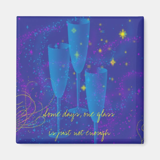 Imán Días de vino (Frente)