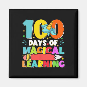 Imán Días Magical Aprendiendo Niños Costume 100º Día De