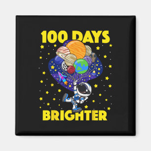 Imán Días más Brillantes 100° Día del Espacio Astronaut