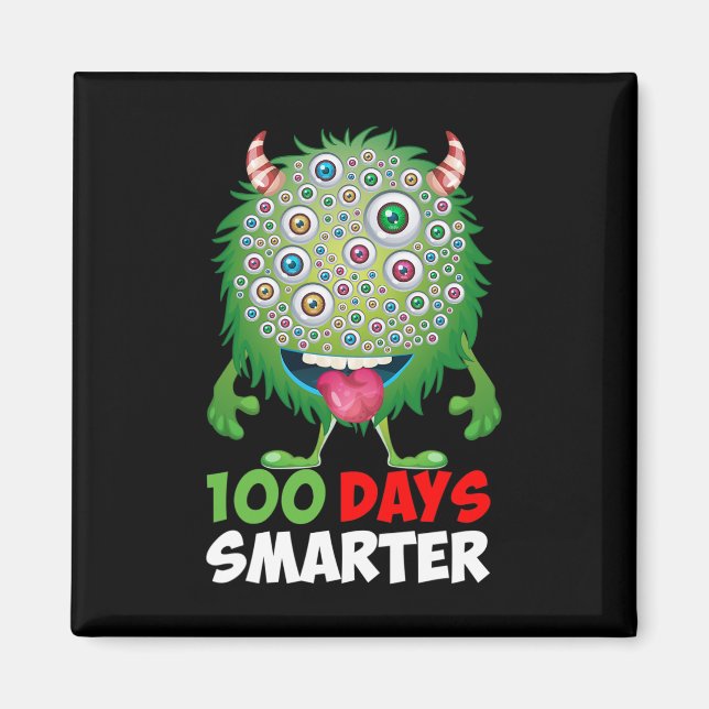 Imán Días más inteligentes: 100° Día de diversión escol (Frente)