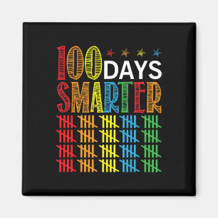 Imán Días más inteligentes: 100 días feliz de té escola