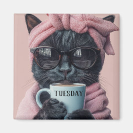 Imán Días Mascotas divertidos modernos