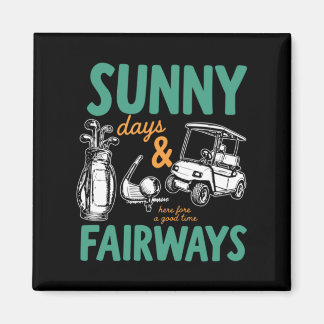 Imán Días Soleados Y Obras De Fairways