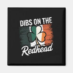 Imán Dibs divertidos del trébol del día de San Patricio