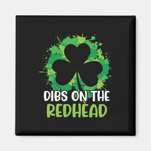 Imán Dibs divertidos del trébol del día de San Patricio