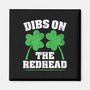 Imán Dibs en la pelirroja divertido día de San Patricio