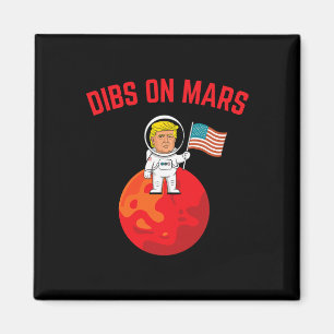 Imán Dibs en Marte - Divertido Trump en Marte con la ba