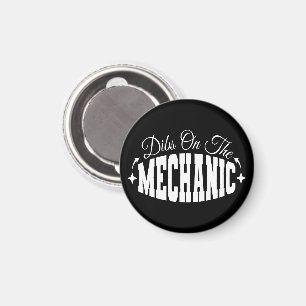 Imán Dibs On The Mechanic Car Maintenance Repairman Dad