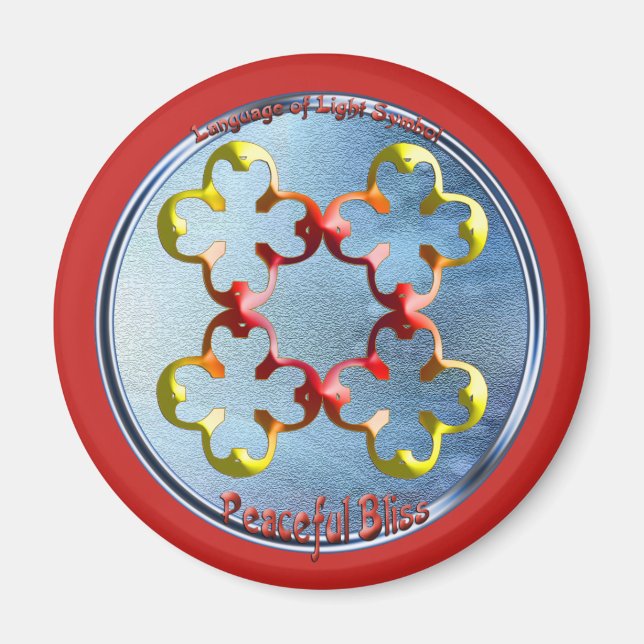 Imán Dibujando en el símbolo de las colisiones pacífica (Frente)