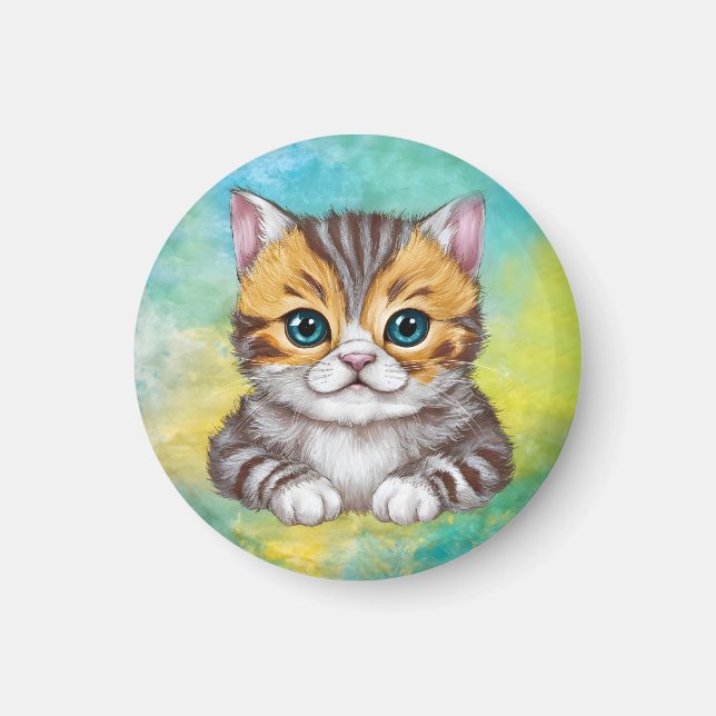 Imán Dibujando Gato (Frente)