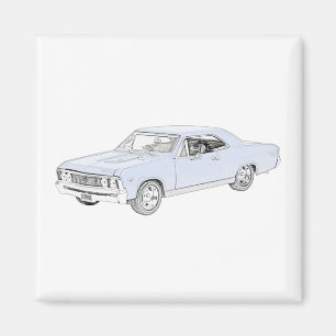 Imán Dibujo 1967 del estilo del lápiz de Chevy Chevell