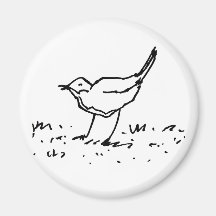 Dibujo de Arte con Bolígrafo de Pájaro de Dibujos