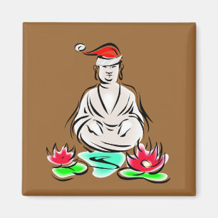 Imán Dibujo de Buda de navidades