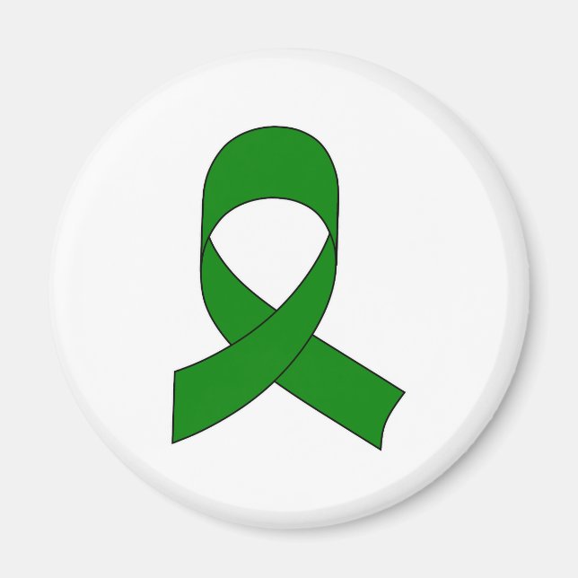 Imán Dibujo de cinta verde (Frente)