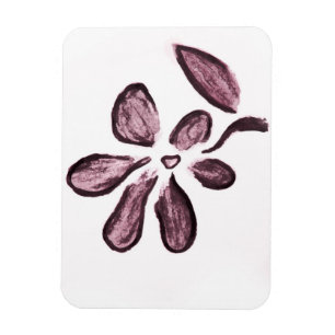 Imán Dibujo de flores