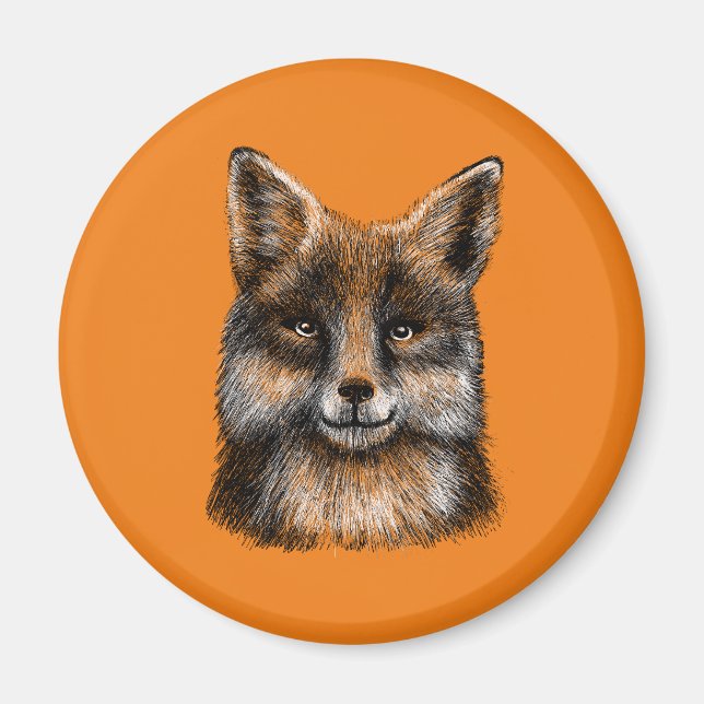 Imán Dibujo de Fox (Frente)