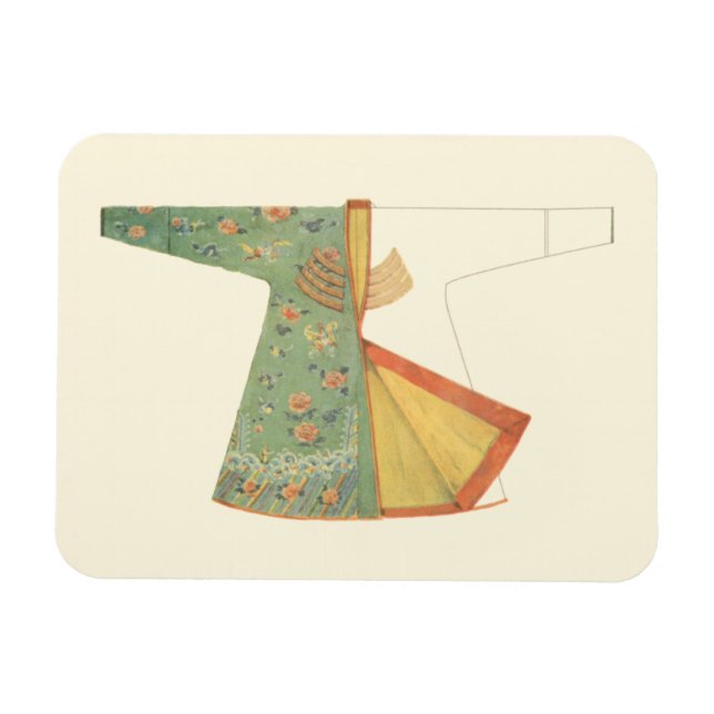 Imán Dibujo de Kimono semiacabado (Horizontal)