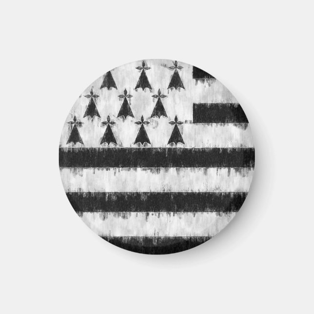 Imán Dibujo de pintura de aceite de Bretaña (Frente)