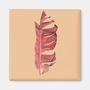 Imán Dibujo de plumas ilustracion original de arte fino