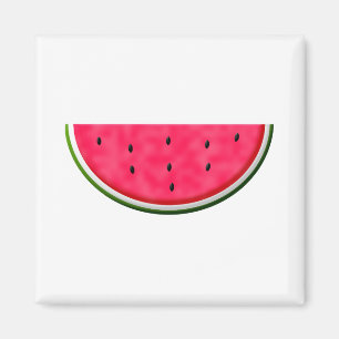 Imán Dibujo de trozos de sandía dulce