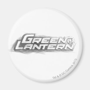 Imán Dibujo de una linterna verde