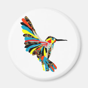 Imán dibujo del colibrí