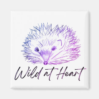 Imán Dibujo salvaje en el corazón