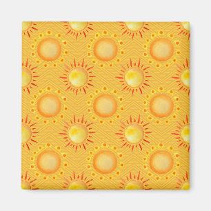 Imán Dibujos simples de flores