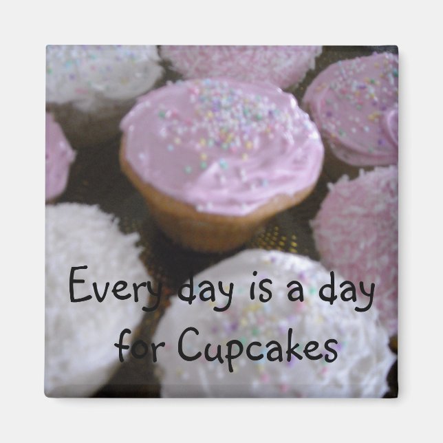 Imán Dicho de Cupcake (Frente)