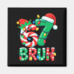 Imán Dicho divertido meme número 7 Navidad 6 7 Seis Sie