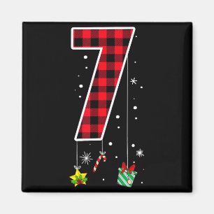 Imán Dicho divertido meme número 7 Navidad 6 7 Seis Sie