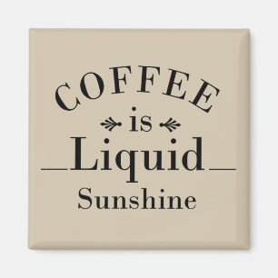 Imán dichos graciosos para el café