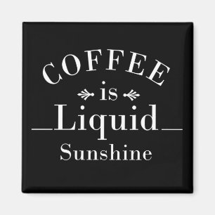 Imán dichos graciosos para el café