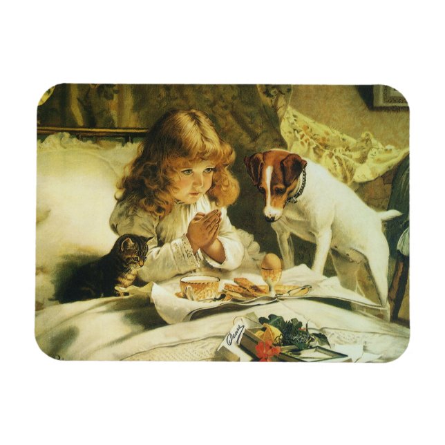 Imán Diciendo nuestras oraciones, Suspender Charles Bur (Horizontal)